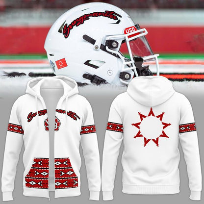 2025 Native American Heritage Helmet Logo Zip Hoodie