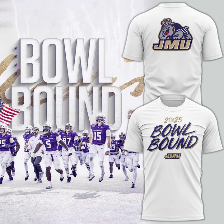 JMU Football Bowl Bound T-Shirt - Limited Edition
