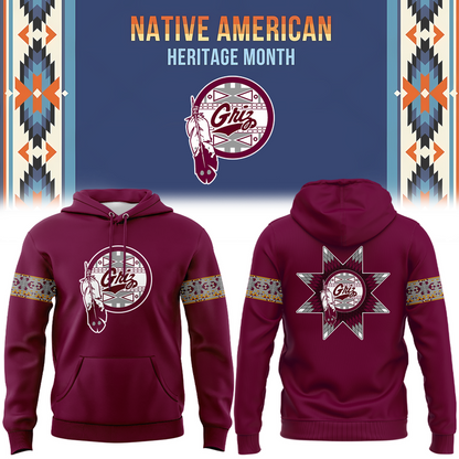 Montana Grizzlies football Native American Heritage Month Hoodie