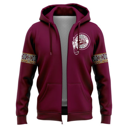 Montana Grizzlies football Native American Heritage Month Zip Hoodie
