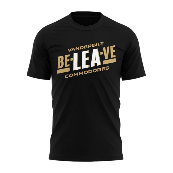 Vanderbilt Football 'Be-LEA-ve' T-Shirt - Limited Edition