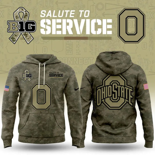 Ohio State Buckeyes Salute To Service Hoodie