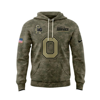 Ohio State Buckeyes Salute To Service Hoodie