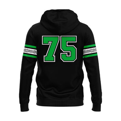 NOVEMBER 14, 1970 The Herd Wordmark "For The 75" Logo Zip Hoodie