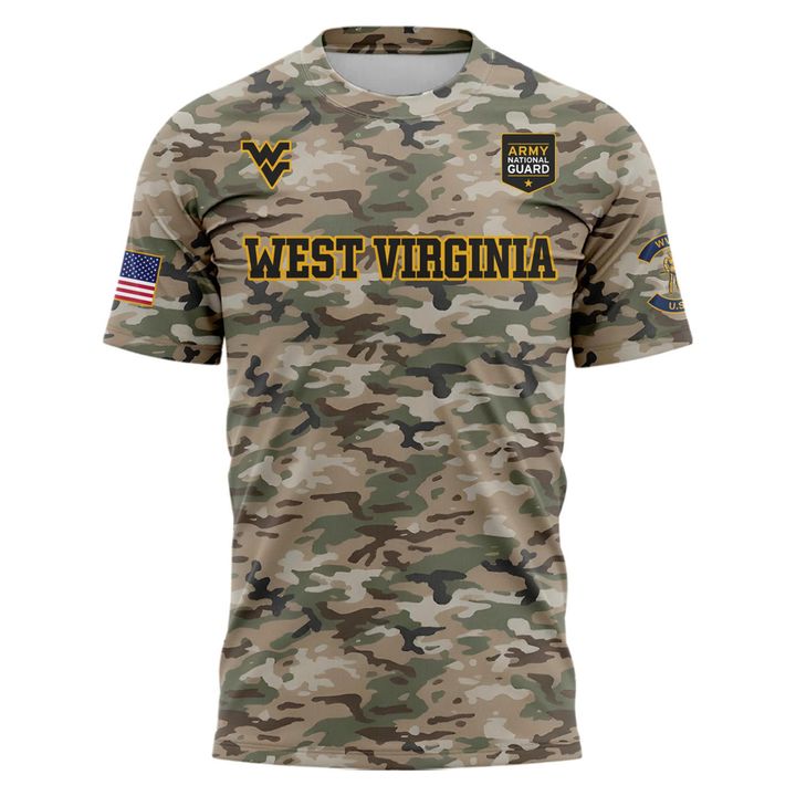 2025 Limited Edition Camo t-shirt West Virginia Football for fans