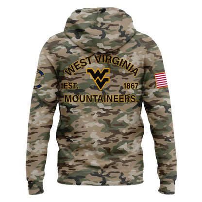 2025 Limited Edition Camo hoodie West Virginia Football for fans