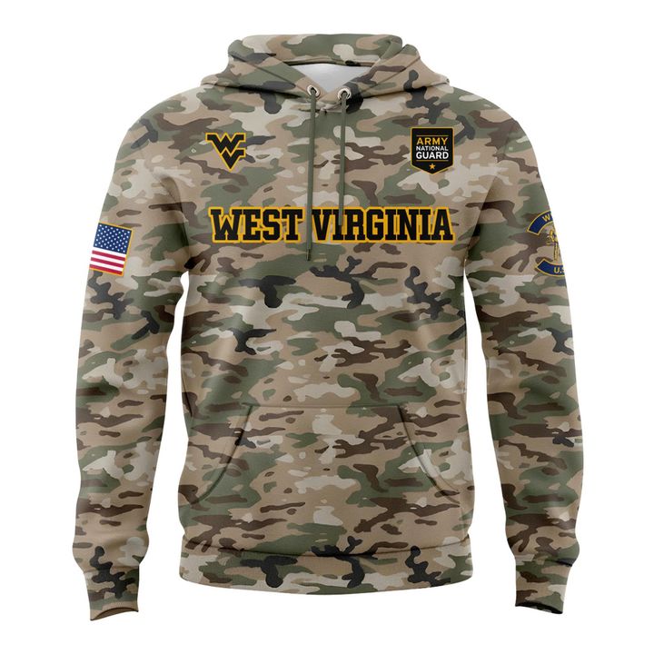 2025 Limited Edition Camo hoodie West Virginia Football for fans