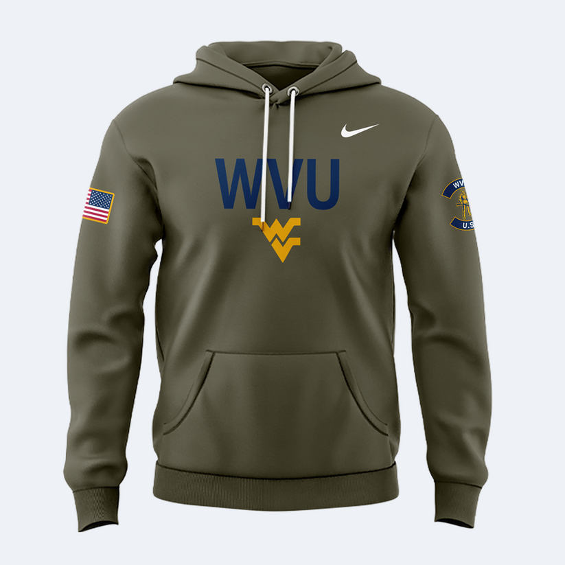 West Virginia Football 2025 Military Appreciation Limited Edition Hoodie
