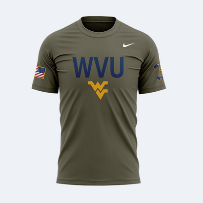 West Virginia Football 2025 Military Appreciation Limited Edition T-shirt