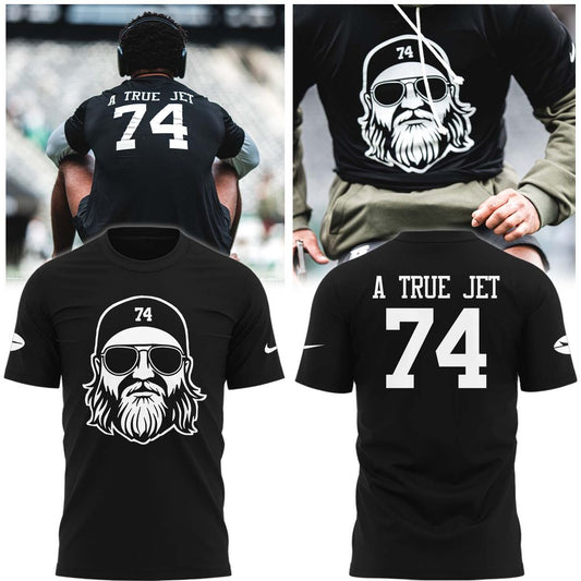 "74" A True Jet Nick Mangold Limited Edition T-Shirt