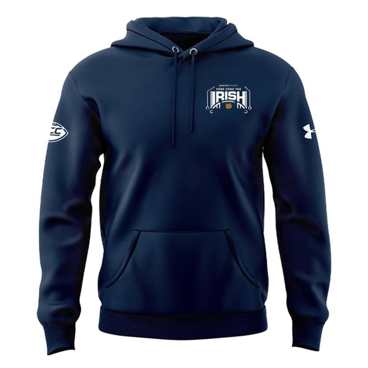 Special 2025 Here Come The Irish Notre Dame Football Hoodie v2