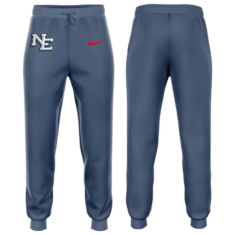 NE Patriots 2025 Rivalries Nor’Easter Storm Blue Hoodie v3