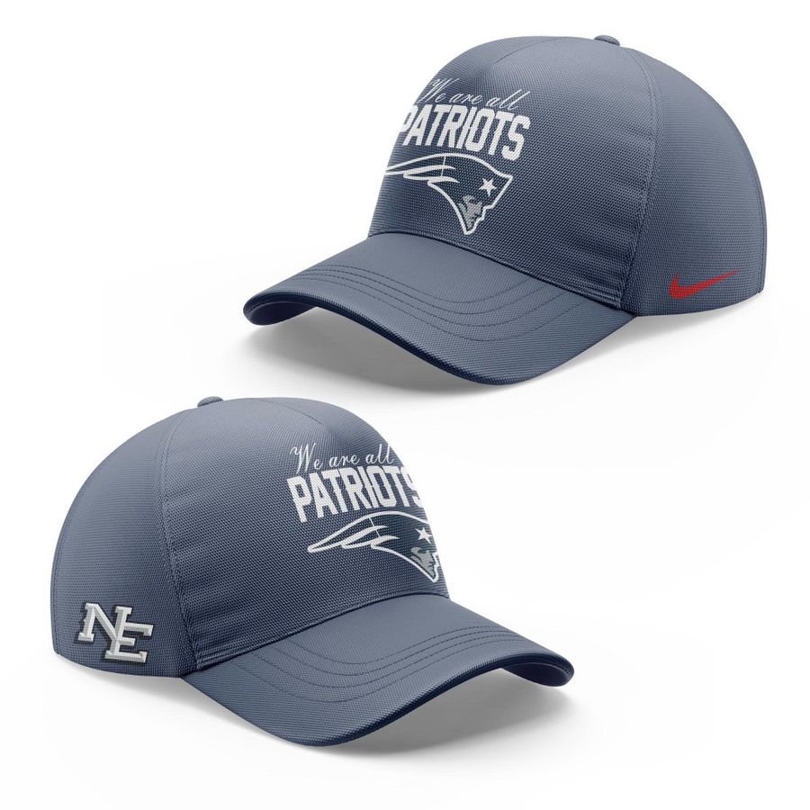 NE Patriots 2025 Rivalries Nor’Easter Storm Blue Zip Hoodie