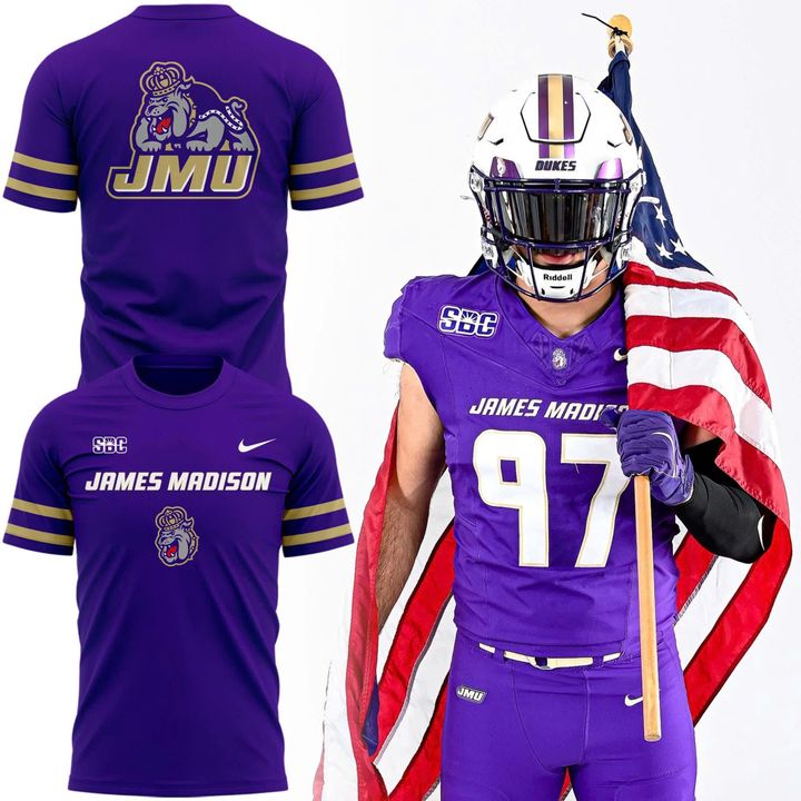 JMU Football Classic Gameday Uniform T-shirt - Limited Edition