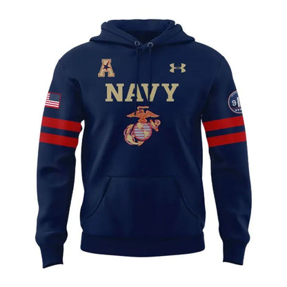 2025 Navy Midshipmen 250th U.S. Marines Hoodie