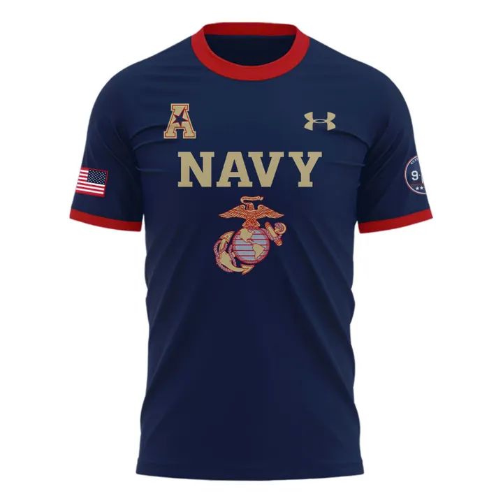 2025 Navy Midshipmen 250th U.S. Marines t-shirt