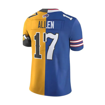 Josh Allen Buffalo Bills x Wyoming Cowboy Football "Number 17" Combo Jersey 2025