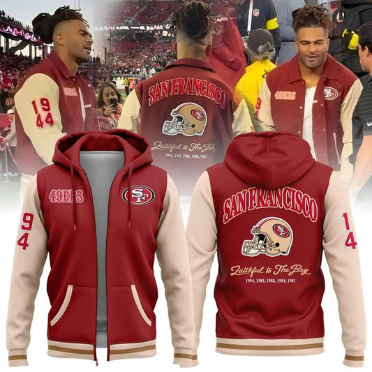 2025 Limited edition zip hoodie Fred Warner for fans San Francisco 49ers