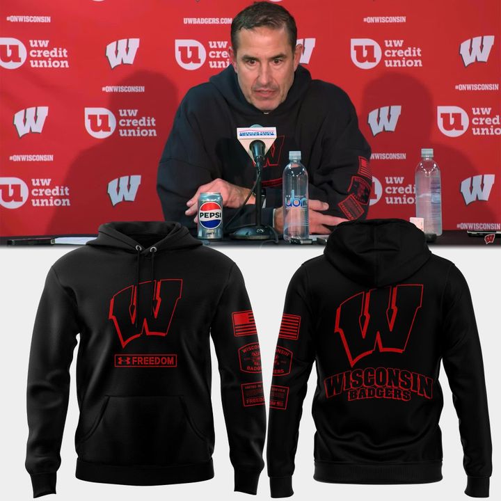 2025 Wisconsin Badgers football Coach Luke Fickell Limited Edition Hoodie