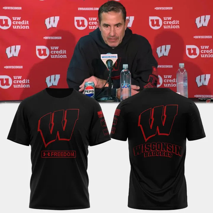 2025 Wisconsin Badgers football Coach Luke Fickell Limited Edition T-Shirt