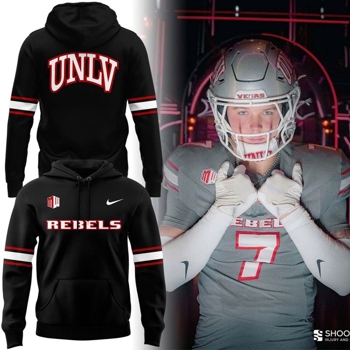 Black UNLV Football Rivalry Uniform Hoodie - Limited Edition