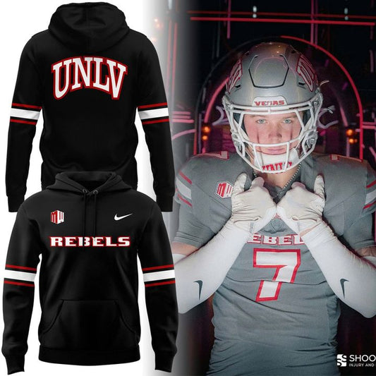 Black UNLV Football Rivalry Uniform Hoodie - Limited Edition
