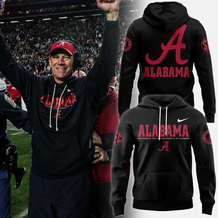 Alabama Sideline Men's College Pullover Hoodie v3