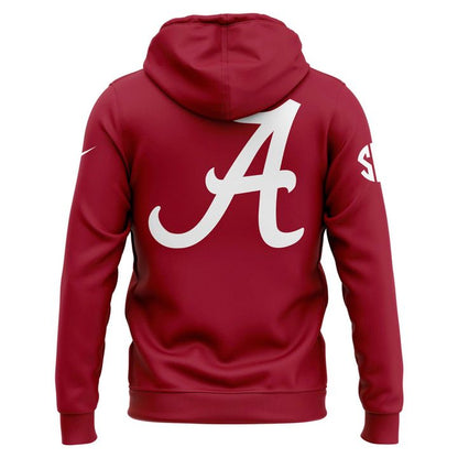 Men's Red Alabama Crimson Tide 2025 Iron Bowl Champions Hoodie
