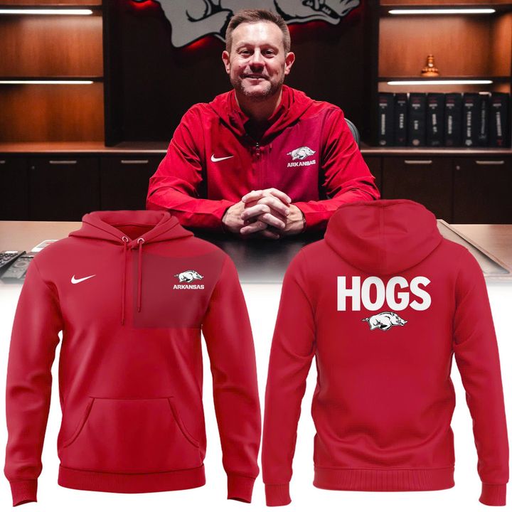 Special 2025 Coach Ryan Silverfield Arkansas Razorbacks Hoodie