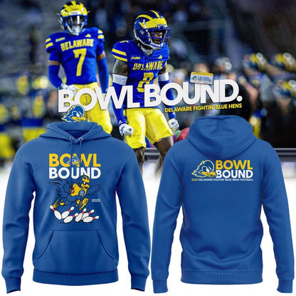 Special Delaware Fightin' Blue Hens 'Bowl Bound' Blue Hoodie.