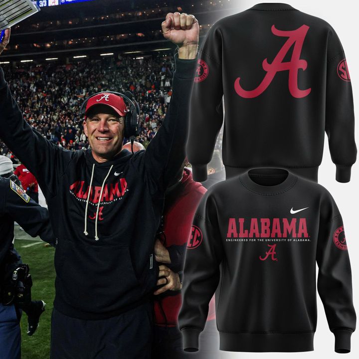 Alabama Sideline Men's College Pullover Sweatshirt