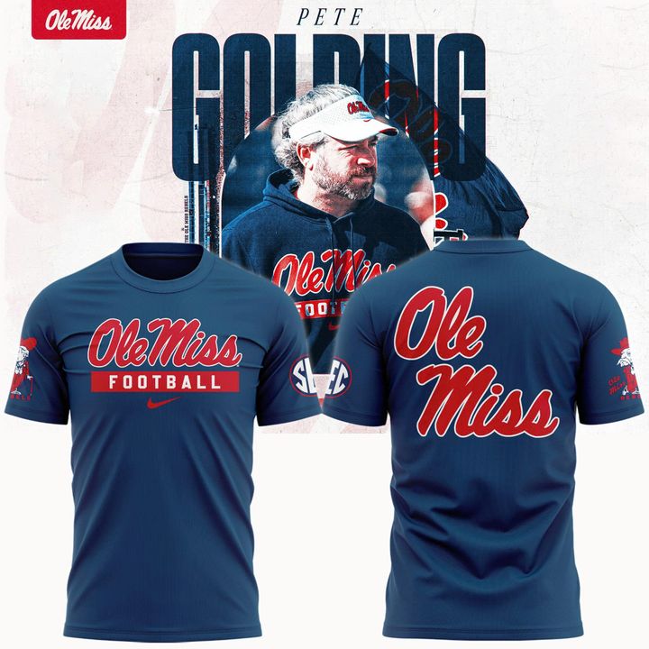 Coach Pete Golding Ole Miss Football T-Shirt(V3)
