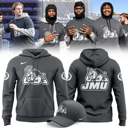 JMU Football Limited Edition Hoodie Gray 2025