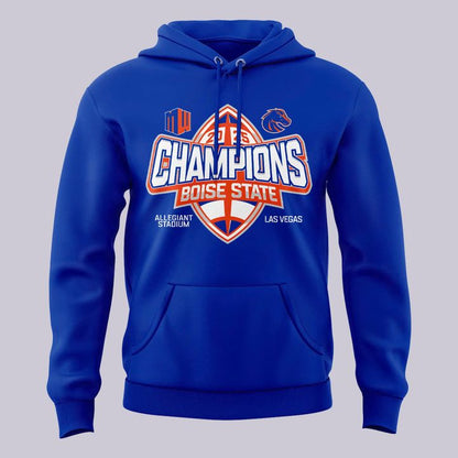2025 limited edition Hoodie Boise State Broncos Mountain West Football Champions