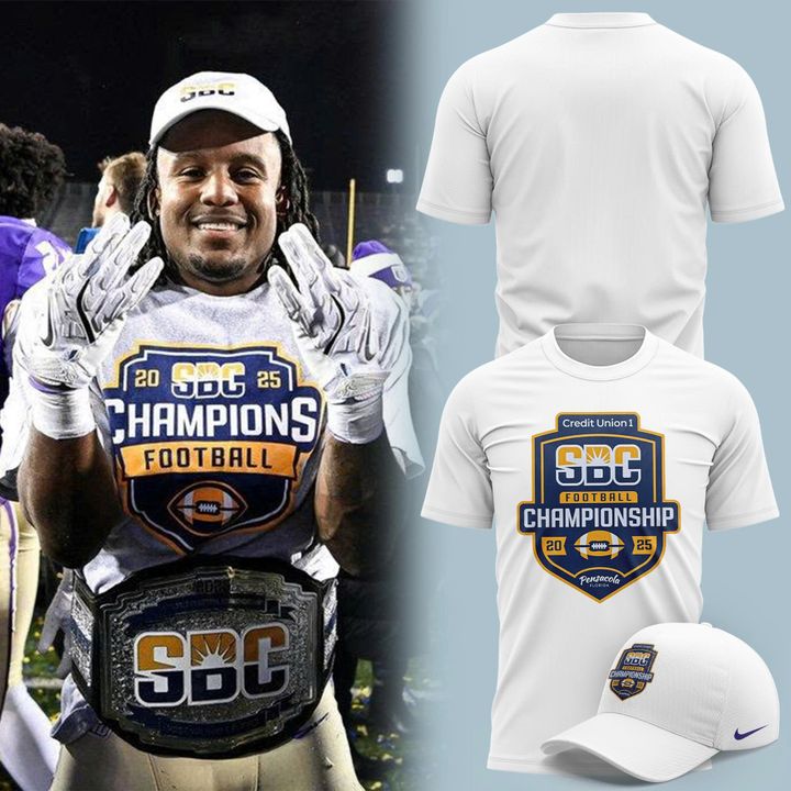 2025 JMU Football Sun Belt Championship T-Shirt v2