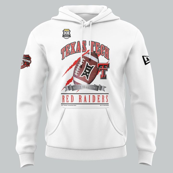 Texas Tech Football 2025 Big 12 Championship Hoodie