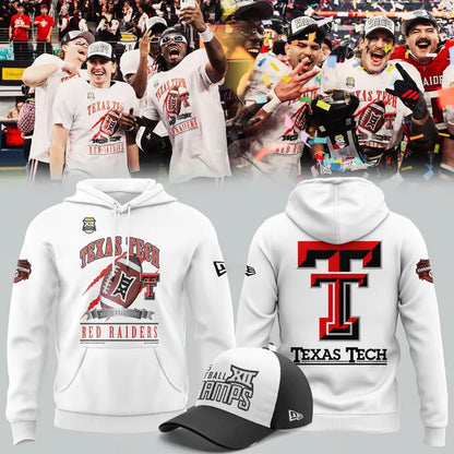 Texas Tech Football 2025 Big 12 Championship Hoodie