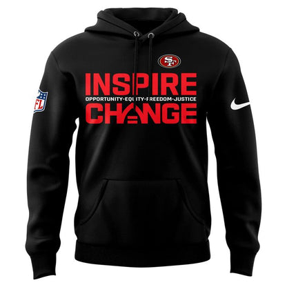 San Francisco 49ers 2025 Inspire Change Hoodie