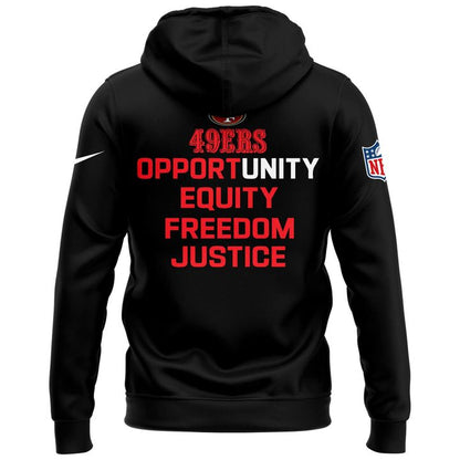 San Francisco 49ers 2025 Inspire Change Hoodie
