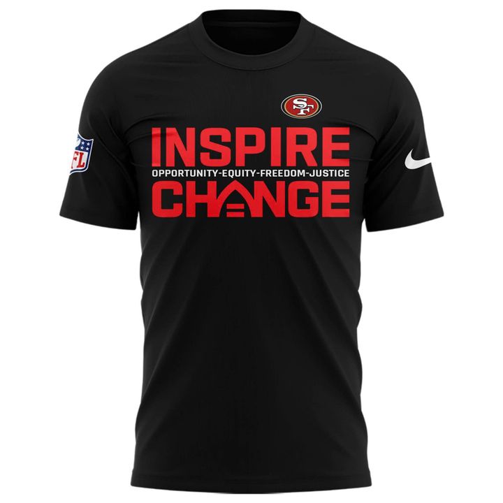 San Francisco 49ers 2025 Inspire Change T-Shirt