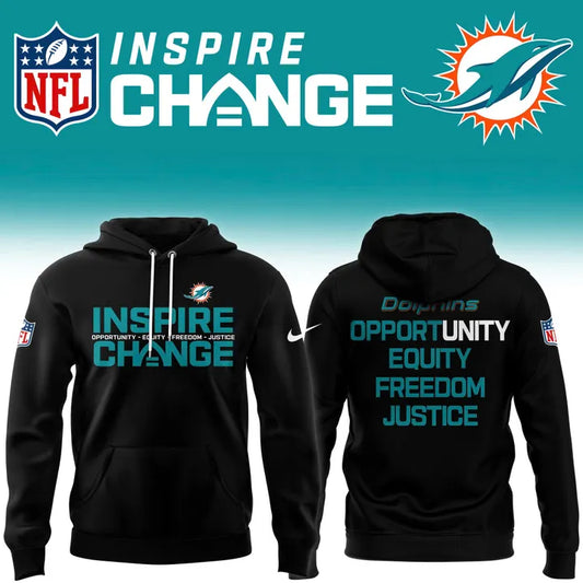 Miami Dolphins 2025 Inspire Change Hoodie