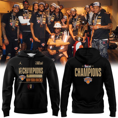 New York Knicks 2025 NBA Cup Champions Combo Hoodie