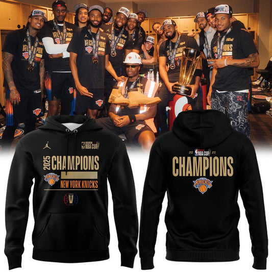 New York Knicks 2025 NBA Cup Champions Combo Hoodie