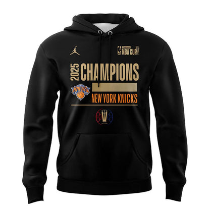 New York Knicks 2025 NBA Cup Champions Combo Hoodie