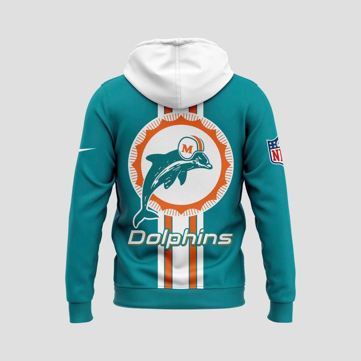 Unisex 60th Year Dolphins Football Hoodie