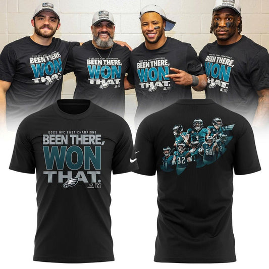 Philadelphia Eagles 2025 NFC East Division Champions T-Shirt