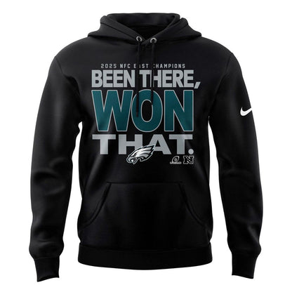 Philadelphia Eagles 2025 NFC East Division Champions Hoodie