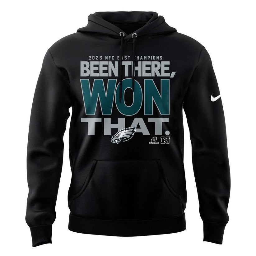 Philadelphia Eagles 2025 NFC East Division Champions Hoodie