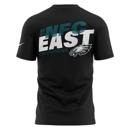 Philadelphia Eagles 2025 NFC East Division Champions T-Shirt
