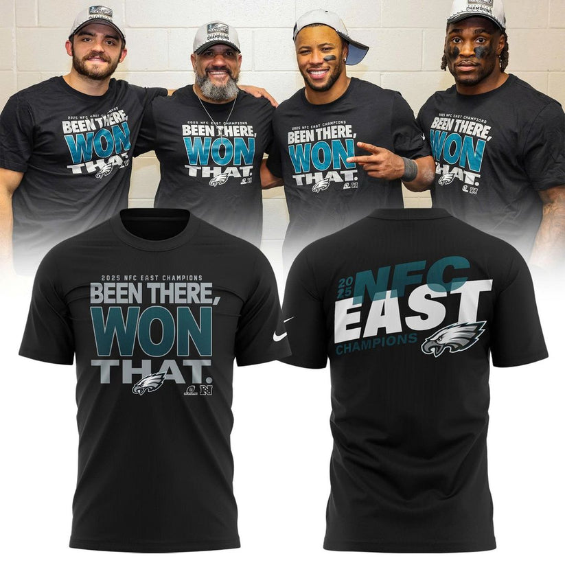 Philadelphia Eagles 2025 NFC East Division Champions T-Shirt